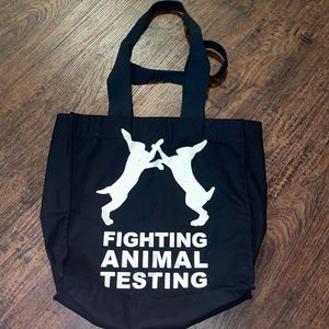 Lush Fighting Animal Testing Bag